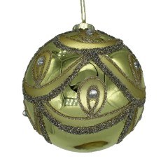 BAROQUE GOLD GLASS BALL