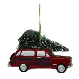 STATION WAGON WITH TREE