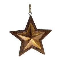BRASS COLORED STAR