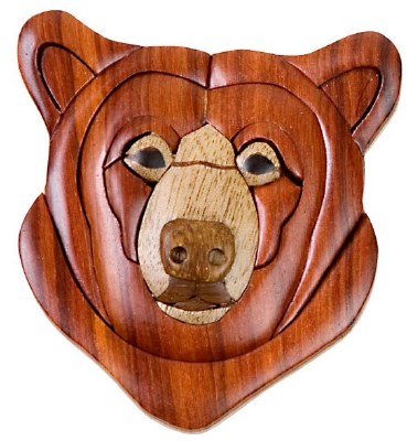 BEAR HEAD MAGNET