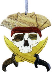 PIRATE SKULL ORNAMENT