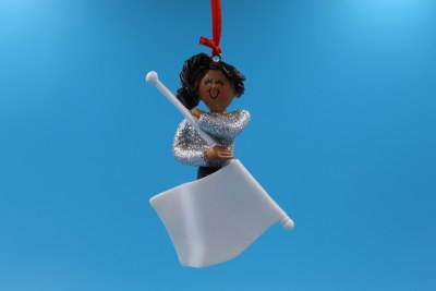 BRN GIRL BLACK HAIR MAJORETTE