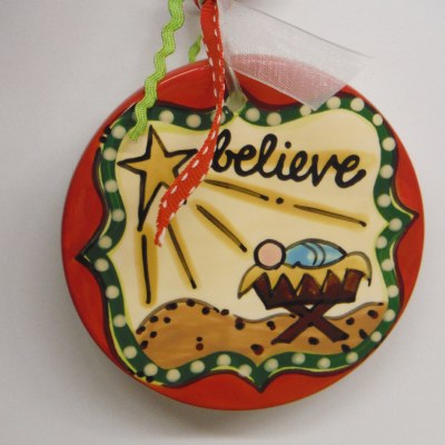 GLASS DISC "BELIEVE"