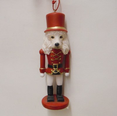 WHITE POODLE SOLDIER