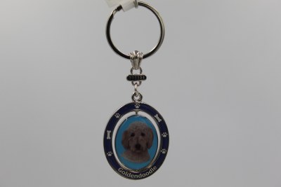 GOLDENDOODLE KEY RING