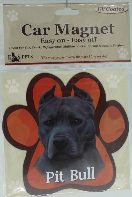 BLACK PIT BULL MAGNET