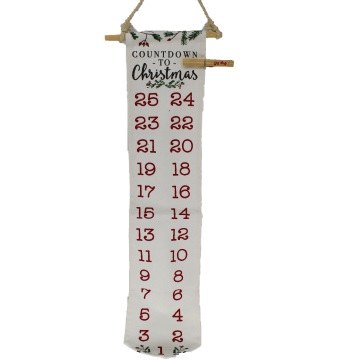 COUNT DOWN CHRISTMAS LARGE BANNER