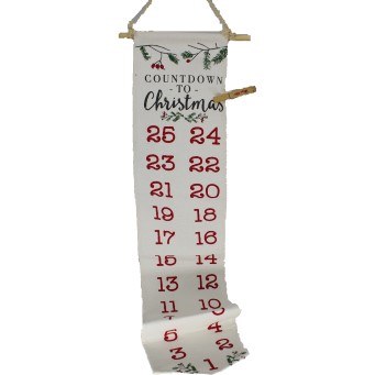 COUNT DOWN CHRISTMAS LARGE BANNER