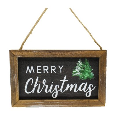 MERRY CHRISTMAS WOODEN SIGN