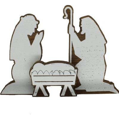 HOLY FAMILY WHITE TABLE SITTER