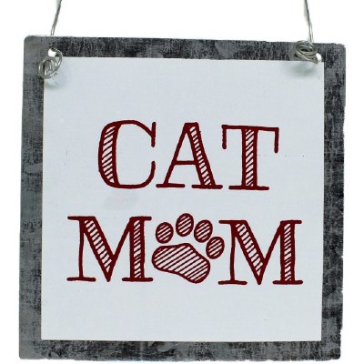 CAT MOM METAL SQUARE