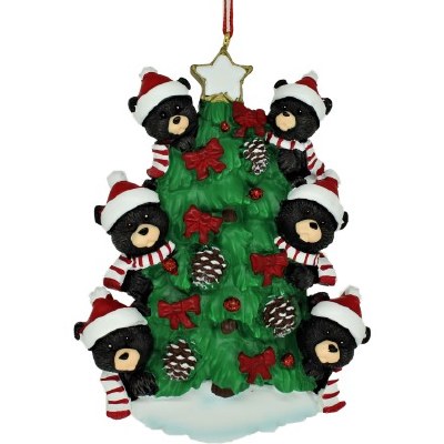 BEARS ON TREE FAMILY OF 6