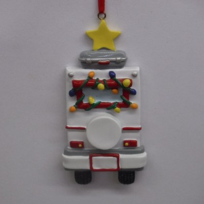 CAMPER WITH LIGHTS ON THE BACK
