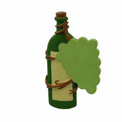 WINE BOTTLE W/GRAPES