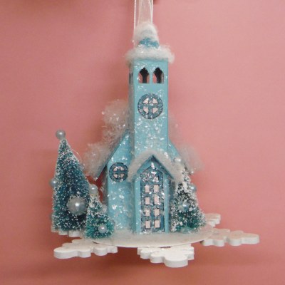 SNOWFLAKE CHURCH BLUE