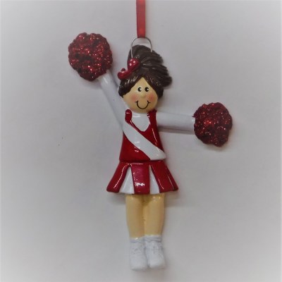 CHEERLEADER GIRL IN RED