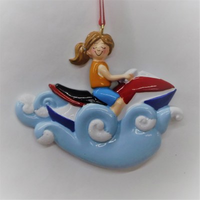 JET SKI GIRL-BROWN