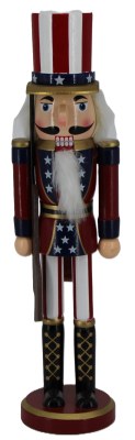 RIFLE PATRIOTIC NUTCRACKER