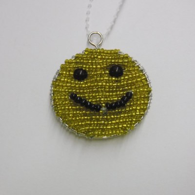 BEADED SMILEY FACE