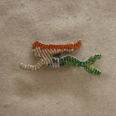 BEADED MERMAID MAGNET