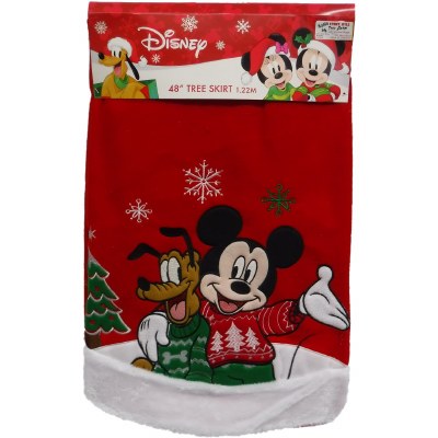 48" MICKEY AND PLUTO TREE SKIRT