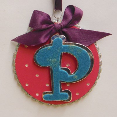 LETTER  P  PLAQUE