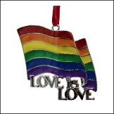 RAINBOW FLAG LOVE IS LOVE