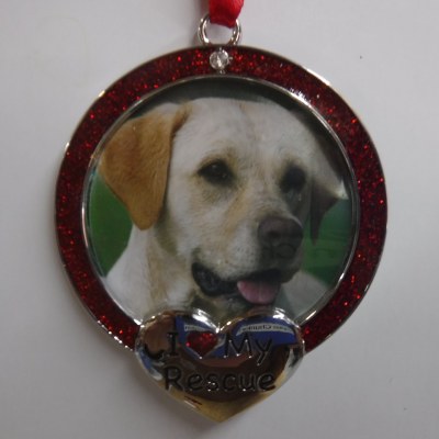 "I LOV MY RESCUE" PICTURE FRAME
