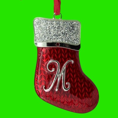 STOCKING WITH LETTER M