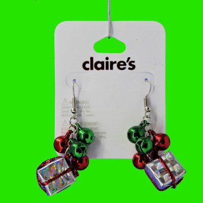 BELLS WITH PRESENTS EARRINGS