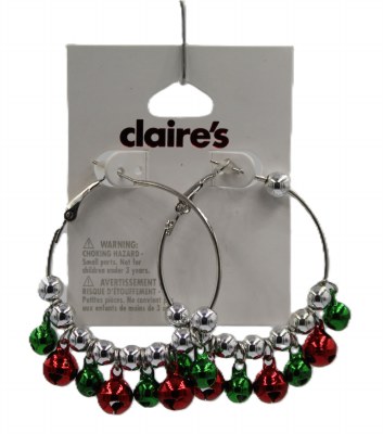 CHRISTMAS HOOPS