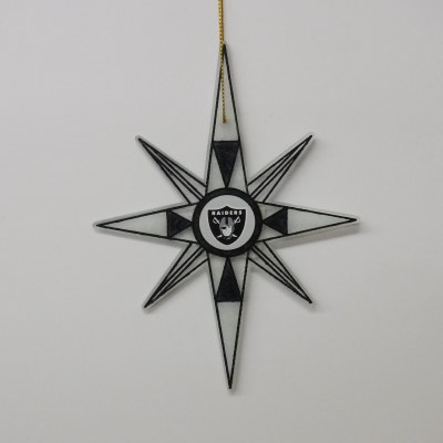 OAKLAND RAIDERS SNOWFLAKE