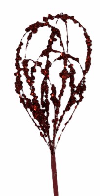 RED GLITTERED LOOP PICK