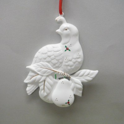 WHITE PLASTIC PARTRIDGE