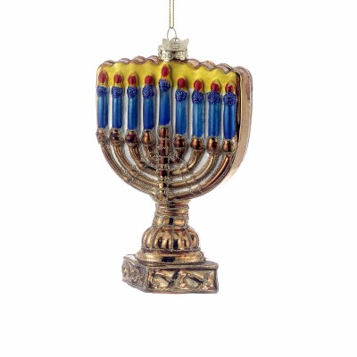GLASS MENORAH