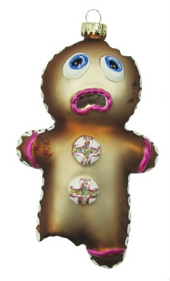 GINGERBREAD MAN GLASS