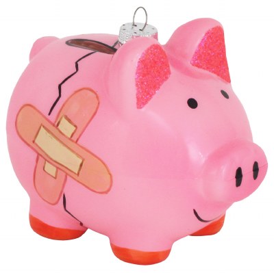 CRACKED PIGGY BANK
