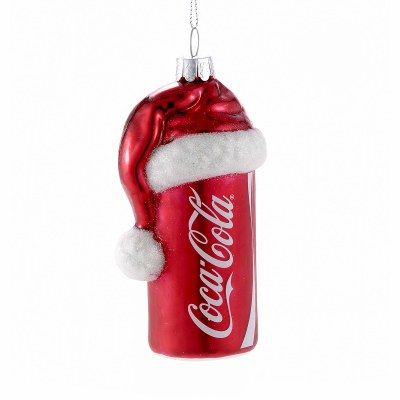 COKE CAN WITH SANTA HAT