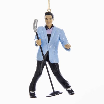 ELVIS PRESTLY IN BLUE SUIT