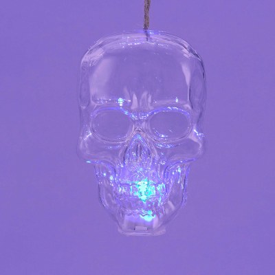 CLEAR LED SKULL HEAD
