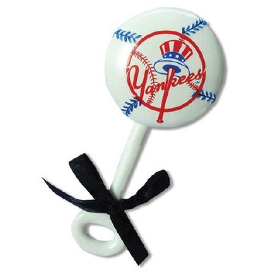NEW YORK YANKIES BABY RATTLE