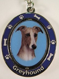 GREY HOUND TAN AND WHITE