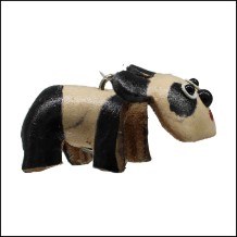 LEATHER PANDA BEAR