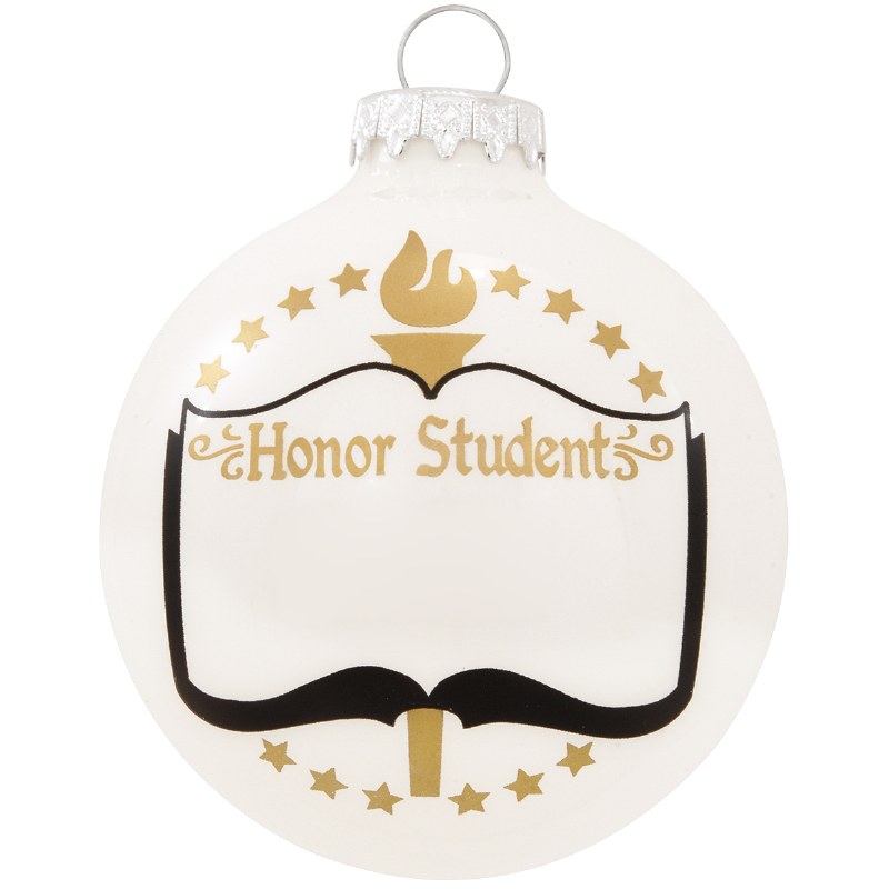 HONOR STUDENT GLASS BALL Kohl's Stony Hill Tree Farm