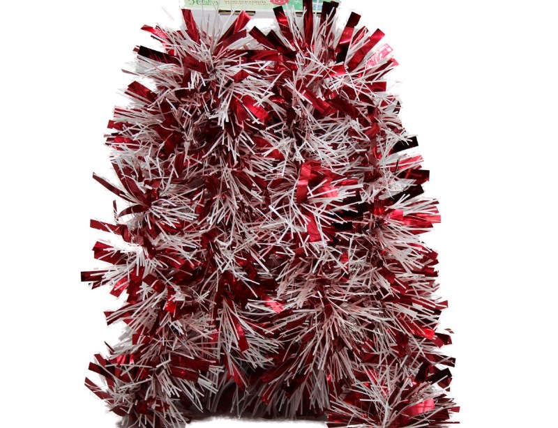 6FT RED AND WHITE GARLAND Kohl’s Stony Hill Tree Farm