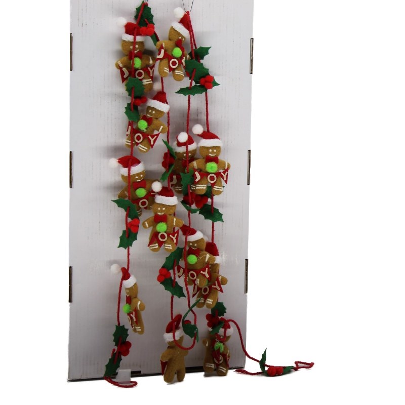 Gingerbread Man 6ft Garland Kohls Stony Hill Tree Farm