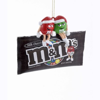 M&amp;M'S SITTING ON BAG OF MM'S