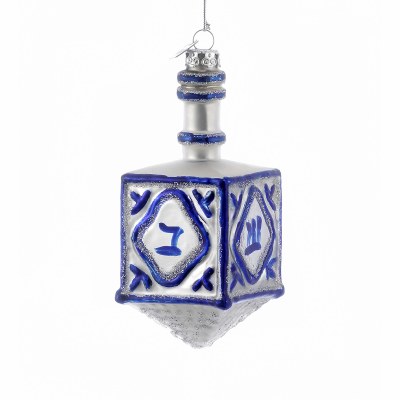 DRADLE BLUE AND SILVER GLASS