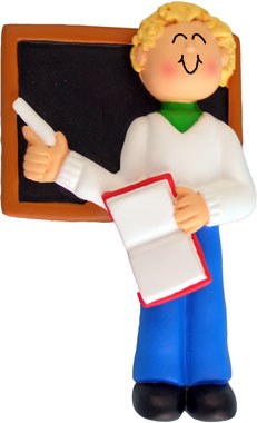 TEACHER WITH CHALK BOARD FEMALE