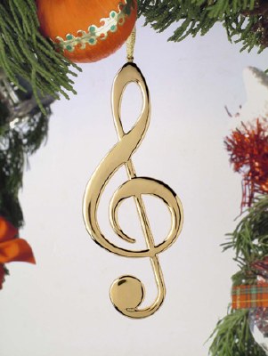 GOLD TREBLE CLEF